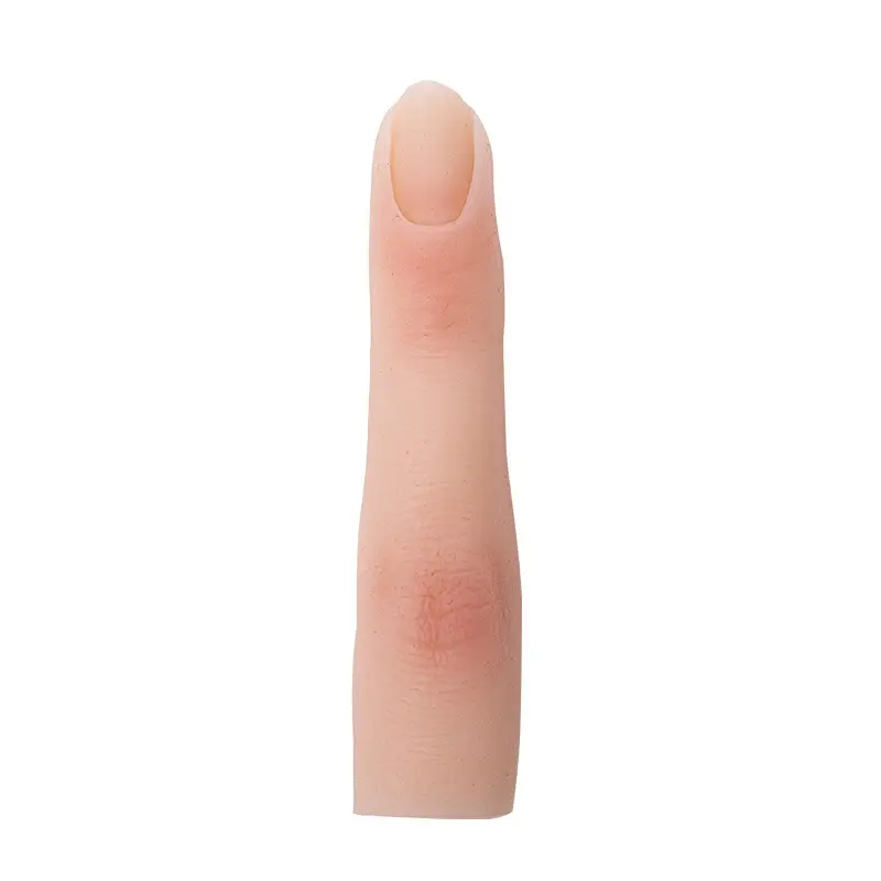 Silicone Dedo para Nail Art Polonês Salon Design Gel Nails Extensões Acrílicas Cuidados Tendências Cores Formas Manicure Francês Adesivos