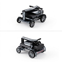 Scooter eléctrico ligero, plegable, automático, con motor sin escobillas de 250W, de largo alcance, ultraligero, de fibra de carbono, para personas mayores.
