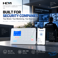 Système d'alarme de sécurité sans fil professionnel 868 MHz EN50131 Grade 2 avec concentrateur d'alarme intelligent 4G WiFi et prise en charge du centre de surveillance CID