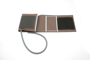 Manguito NIBP reutilizable para adultos de 27-35cm, manguera única, Material de PU suave, Color marrón, <span class=keywords><strong>BP</strong></span> manguito, suministro de fábrica - Product Image 6