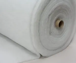 Factory Customs Thickness Supply White Air Filter Non-woven Padding Polyester Quilt Wadding Filling Cfr1633