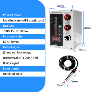 במבצע חיישן מפלס מים טבול (מתכת) לבארות עמוקות, מיכלים ומשאבות, ניטור מדויק לעומק נוזלים, אחריות לשנה - Product Image 2