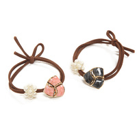 Vente en gros : Élastiques à cheveux coréens Dongdaemun en perles, élastiques à haute élasticité, anneaux à cheveux légers pour queue de cheval féminine, commande en gros disponible
