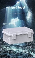 Boîte de jonction étanche IP66 anti-poussière en ABS avec fermoir à pression, 6 prises, 63A, 220V, résistante aux chocs, couvercle transparent, alimentation électrique