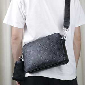 Sac Tendance 2025 moda, negro personalizado hombres mensajero hombro bandolera bolsos de cuero genuino hombres bolsos de lujo para hombres billetera/ - Product Image 6