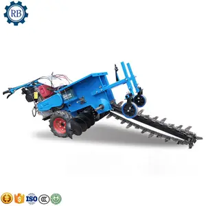 Ditch Trenching Digger Double Chain Trencher Machinery Chain Farm Trencher Machines for Sale