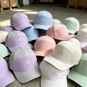 <span class=keywords><strong>Gorra</strong></span> de Golf Personalizada con Logotipo Bordado, Visera Plana, Cierre a Presión, 5 Paneles, Secado Rápido, Impermeable, con Perforaciones Láser, para <span class=keywords><strong>Hombre</strong></span> y Mujer - Product Image 6