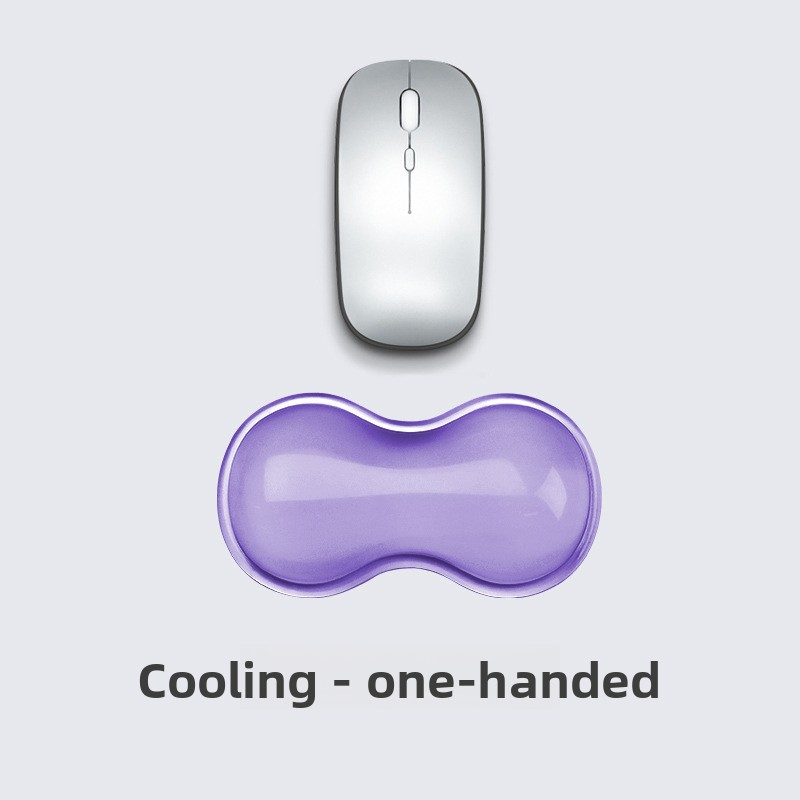 Froid-une main-violet