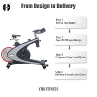 Bicicleta de Spinning Personalizada de Alta Calidad con Certificación CE, Resistencia Magnética, Bicicleta Estática para Interiores, Equipo de Fitness al por Mayor