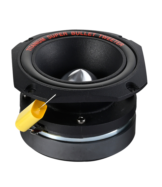 2024 High Quality Aluminum Frame 200W 8 Ohms Titanium Horn Driver Car Compression Speaker Bullet Tweeter