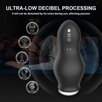 Masturbador Oral con Succión para Hombres, 7 Modos de Succión, 7 Modos de Vibración, Succión Manual, Resistente al Agua IPX7, Juguete Sexual de Silicona para Hombres
