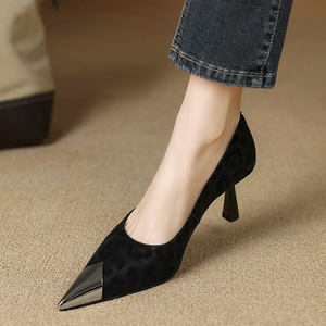 Chaussures de mariée en cuir souple de qualité supérieure, mocassins à enfiler, tendance mode été-automne 2026, style Mary Jane français, talon carré décontracté - Product Image 2