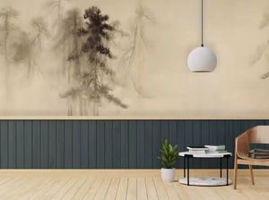Murale de salon à thème de paysage de <span class=keywords><strong>montagne</strong></span> abstrait très populaire, <span class=keywords><strong>papier</strong></span> <span class=keywords><strong>peint</strong></span> mural minimaliste, décoration murale 3D pour chambre à coucher - Product Image 5