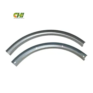 Wholesale 90 Degree Galvanized Steel Horizontal Industrial Garage Door Track for Garage Door 7ft