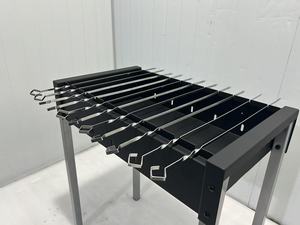 Parrilla Portátil <span class=keywords><strong>para</strong></span> Barbacoa con Control Remoto, Parrilla <span class=keywords><strong>para</strong></span> Exteriores con Brochetas de Acero Inoxidable <span class=keywords><strong>para</strong></span> 3-5 Personas - Product Image 6