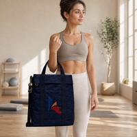 Sac fourre-tout classique robuste de grande capacité 20L, base renforcée en nylon 100% recyclé, boucle robuste, double couche