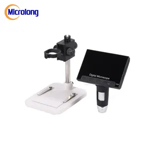 Microscópio digital multifuncional, alta qualidade lcd scanner microscópio elétrico