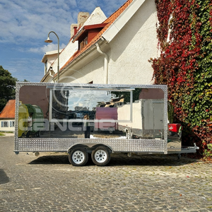 Chariot de restauration mobile personnalisé, chariot de restauration, bar à pizza, chariot de restauration de hamburgers, camion de restauration commercial, bar mobile, chariot à café - Product Image 1