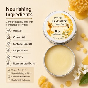 Premium Moisturizing Lip Care Buttery Texture Dry Lips Comfort Smooth Plumping For Sensitive Skin Natural Honey Lip Butter - Product Image 6