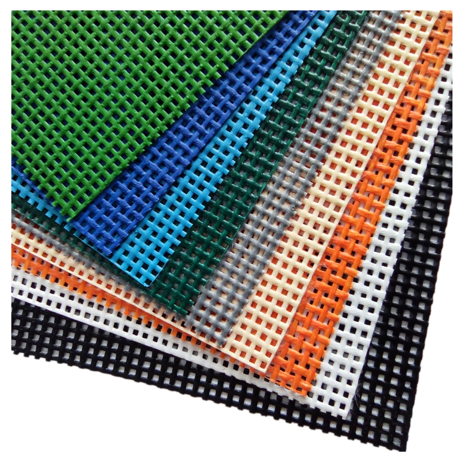 Tissu en maille de Polyester enduit de PVC UV élevé résistant au feu pour meubles d'extérieur/clôture de piscine/sac en maille d'outils