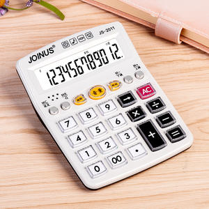 Calculadora de Voz Joinus Js2011 de 12 Dígitos con Doble Fuente de Alimentación para Oficina, Negocios, Regalo, Blanca - Product Image 4