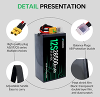 Batteries Li-ion rechargeables à prix réduit, 6S 12S 14S 18S 16500mAh/28500mAh, pour drone FPV UAV