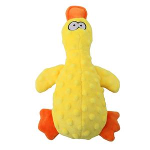 Giocattolo da Masticare per Cani a Forma di Anatra Divertente, Resistente ed Ecologico con Carta Frusciante all'Interno, Peluche a Forma di Uccello - Product Image 3