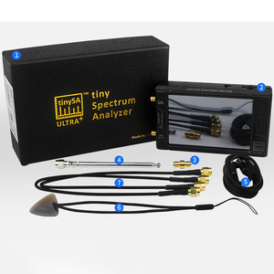 Analyseur portable TinySA Ultra avec écran tactile de 4 pouces, sortie RF spectrale sinusoïdale et carrée 100 kHz-5,4 GHz - Product Image 3