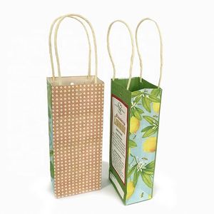 Custom Small Kraft Paper Twisted Handle Shopping Carrier Bag With Logo Printed Paper Bag - Product Image 2
