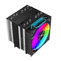 High Performance CPU Cooler 280W TDP 6 Heatpipe Dual Tower ARGB CPU Air Cooler 1800RPM HDB Bearing for AM5 LGA1700