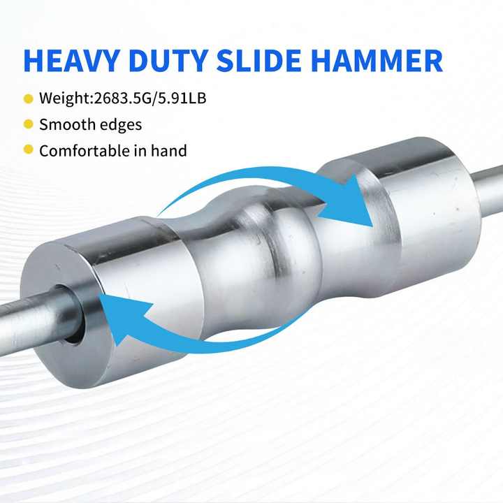 Inner CV Joint Puller Slide Hammer Wheel Drive Axle Half Shaft - Foto 12