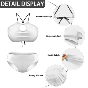 <span class=keywords><strong>Maillot</strong></span> <span class=keywords><strong>de</strong></span> <span class=keywords><strong>bain</strong></span> deux pièces à bretelles style hawaïen Palaka et Quilt, grande taille, pour femme, tendance, personnalisable - Product Image 6