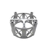 Soporte cilíndrico de aluminio en bruto mecanizado por CNC personalizado, fresado de 5 ejes, componente de repuesto ligero para motocicleta.
