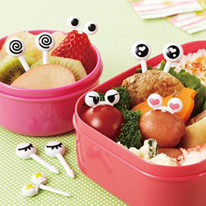 Lindo Tenedor de <span class=keywords><strong>comida</strong></span> de silicona de dibujos animados para niños Mini desechable Mini Horquilla Tenedor De Fruta almuerzo Beto fruta dibujos animados Pick niños - Product Image 1