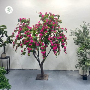 Màu Tím Nhân Tạo Cây Bougainvillea Cây Hoa Cho Trong Nhà Ngoài Trời Trang Trí Tam Giác Cây Mận - Product Image 3
