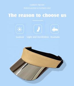 Venta al por mayor de moda del cliente Gorras aire vacío Top gorra de béisbol señoras mujeres visera sombrero tenía sombrero de Golf para deportes Golf - Product Image 3