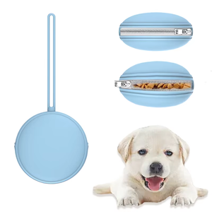 กระเป๋าซิลิโคนสำหรับฝึกสุนัขขนาดเล็กแบบพกพาสำหรับฝึก<span class=keywords><strong>สุนัข</strong></span>ใช้ซ้ำได้ - Product Image 1