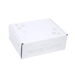 Boîtes d'expédition blanches pour petites entreprises - Carton ondulé avec laminage mat gaufré, recyclables, pour l'envoi postal et - Product Image 1