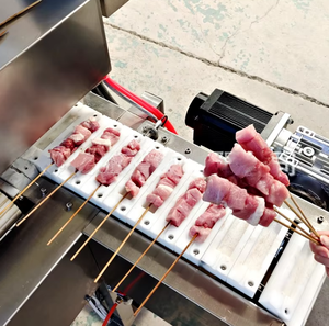 Máquina Automática Eléctrica para Pinchar Carne, Equipo para Pinchos de Carne Multiusos para Fábricas de Procesamiento de Alimentos - Product Image 6
