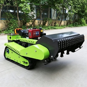 <span class=keywords><strong>Tondeuse</strong></span> à fléaux diesel professionnelle télécommandée sur chenilles en caoutchouc avec GPS, certifiée CE et EPA, pour la gestion commerciale de la végétation et des haies hautes - Product Image 1
