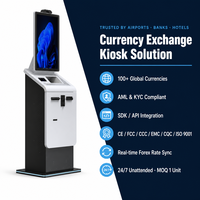 Quiosco de Cambio de Divisas Multimoneda para Exteriores, Más de 100 Monedas, Cumple con AML y KYC, Tipo de Cambio en Tiempo Real, SDK Listo para Usar, Lector de Códigos de Barras, CE