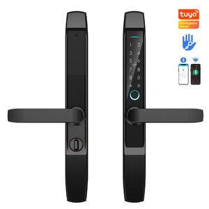 <span class=keywords><strong>Serrure</strong></span> de porte intelligente <span class=keywords><strong>connectée</strong></span> au Wi-Fi pour portes en acier/verre avec application et sécurité numérique pour la maison - Product Image 6