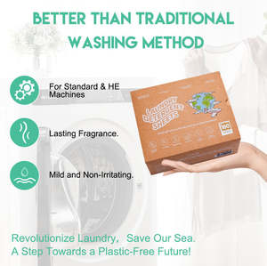 Feuille de papier pour détergent à <span class=keywords><strong>lessive</strong></span> biodégradable et écologique taille de voyage feuille de savon à <span class=keywords><strong>lessive</strong></span> à base d'enzymes organiques - Product Image 4