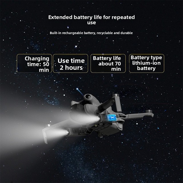 STARTRC Dedicated Warning Night-Flight Searchlight ABS Material Made in China for Mini 4 Pro Drone Expansion Accessory
