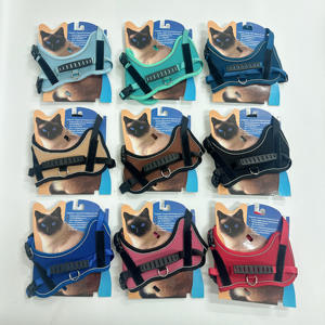 Modernes Design Verstellbares Luxus-Polyester Mode-Katzengeschirr mit Personalisierbaren Anpassbaren Haustier-Leinen und Geschirren - Product Image 5