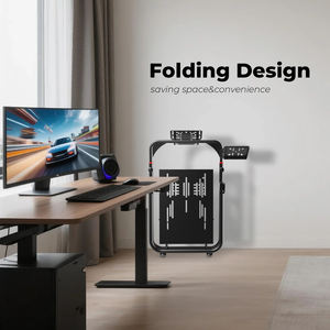 Soporte de Volante para Simulador de Carreras PS5, Compatible con Logitech G25, G27, <span class=keywords><strong>G29</strong></span>, G920, Trustmaster, Moza, en Inglés, 1 Año de Garantía, Metálico - Product Image 2