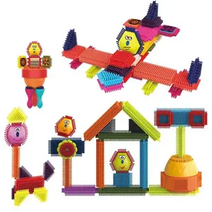 Non-toxic 108 Pieces Mane Shape 3d Building Blocks Tiles Construction Playsets Toddler Mane Blocks Kids