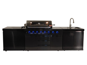 Île Philippines Portes Hangar <span class=keywords><strong>Four</strong></span> Évier Accessoires de jardin Lumières Unités extérieures Australian Outdoor Bbq Kitchen - Product Image 2