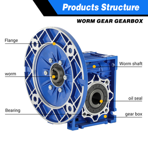 NMRV50 Aluminum Transmission Gear Reduction <strong>Worm</strong> <strong>Gearbox</strong> <strong>Worm</strong> Gear Speed Reducer Motor - Product Image 5