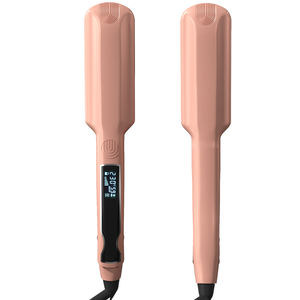 2-in-1 Titan tóc ép tóc Curler điện sưởi ấm nhanh 15S nhiệt độ bộ nhớ tất cả các kiểu tóc phẳng sắt ép - Product Image 3